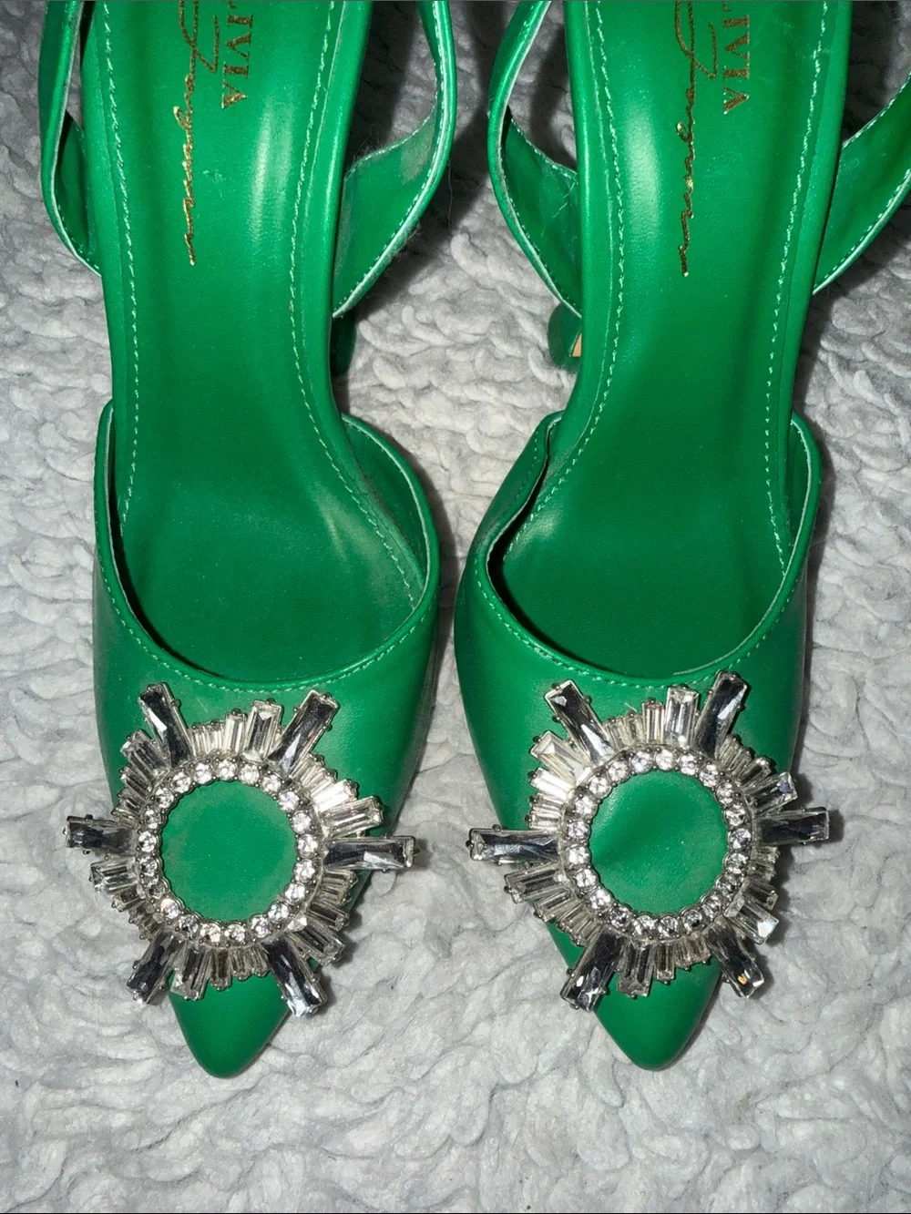 Women’s green heels